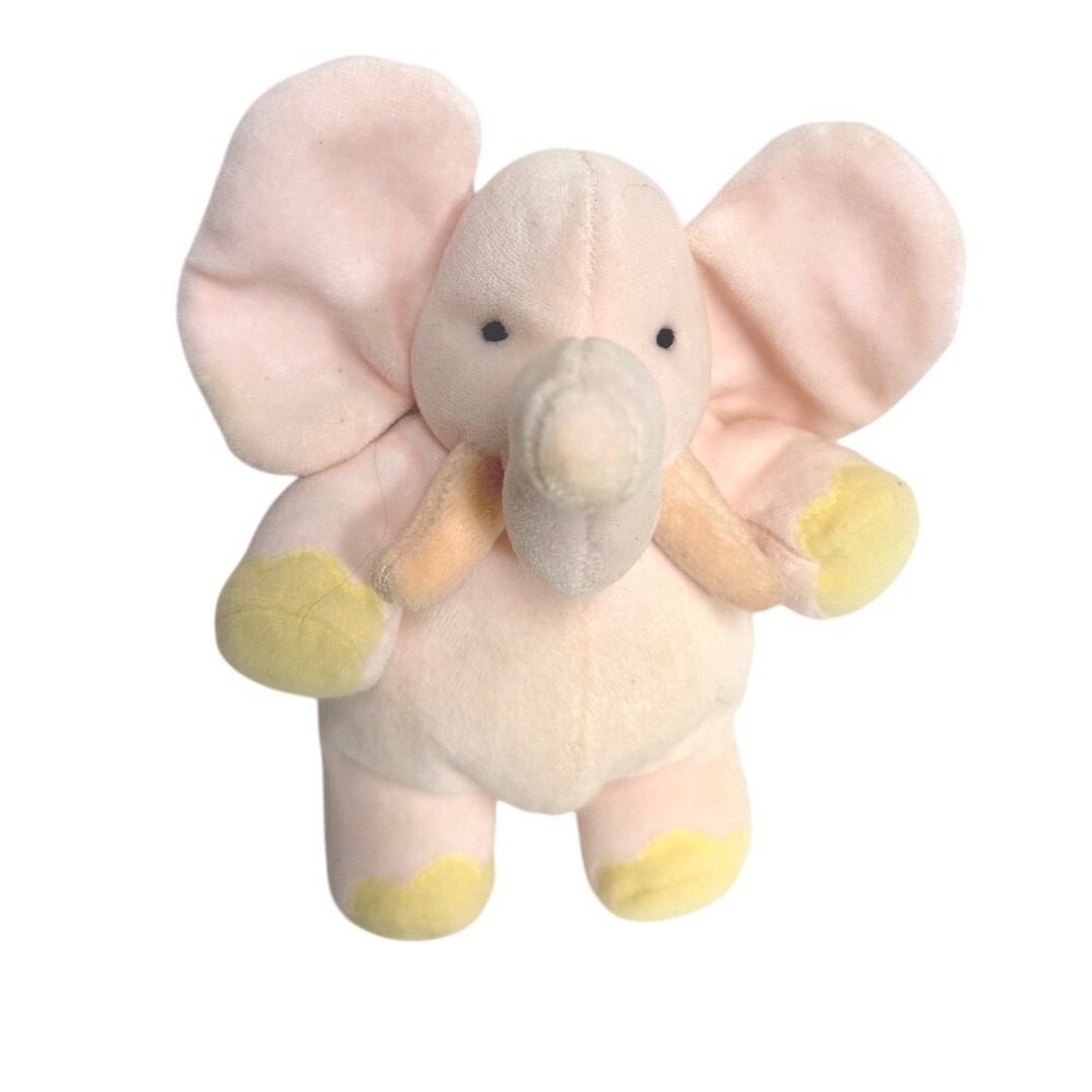 Vintage Carters John Lennon Pink Elephant Plush Stuffed Animal Soft Toy